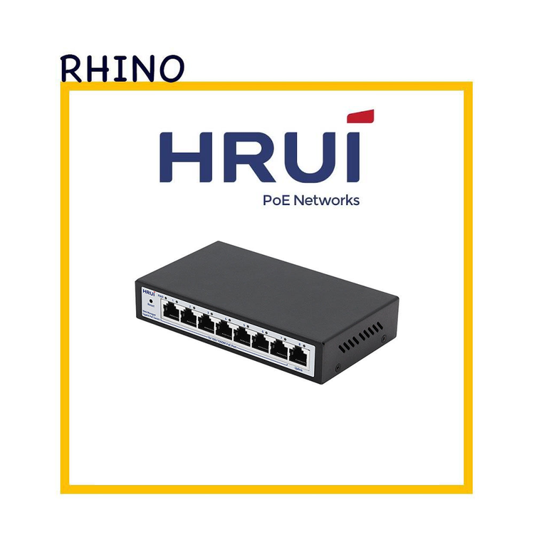 سوئیچ شبکه مدیریتی 7 پورت PoE برند HRUI مدل HRUI HR-AFGW-71