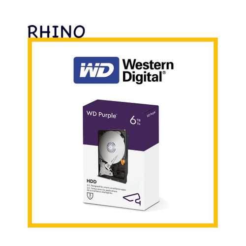 هارد دیسک اینترنال 6 ترابایت بنفش وسترن دیجیتال (WD Purple)گارنتی اصلی