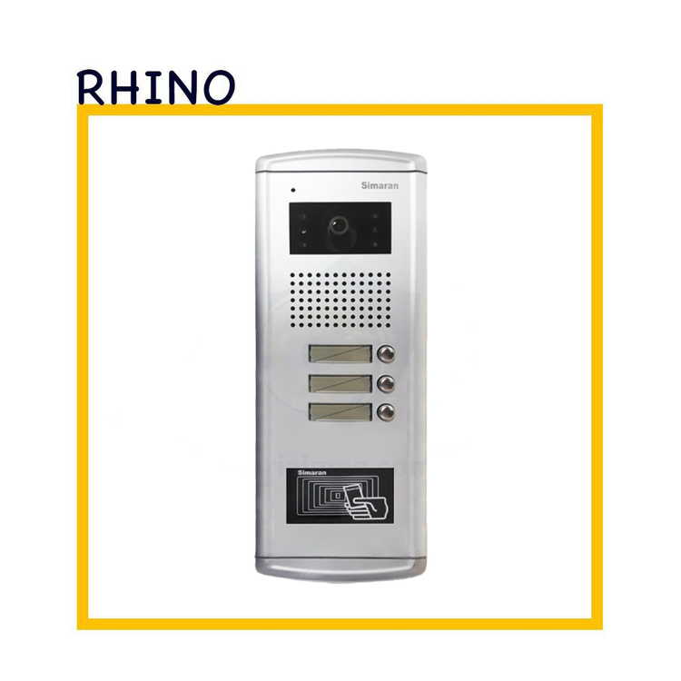 پنل آیفون تصویری 3 واحدی برند سیماران مدل فراز کارتی VFEC3