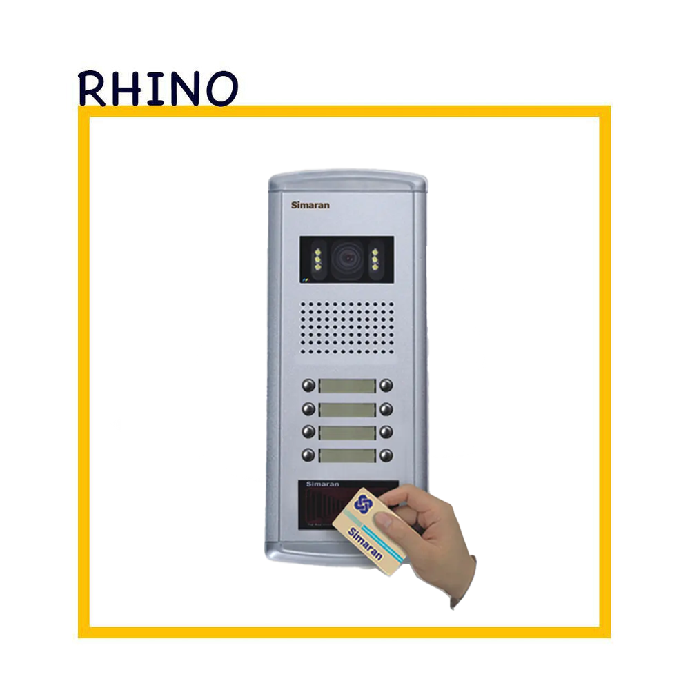 پنل آیفون تصویری 8 واحدی برند سیماران مدل فراز کارتی VFEC8D