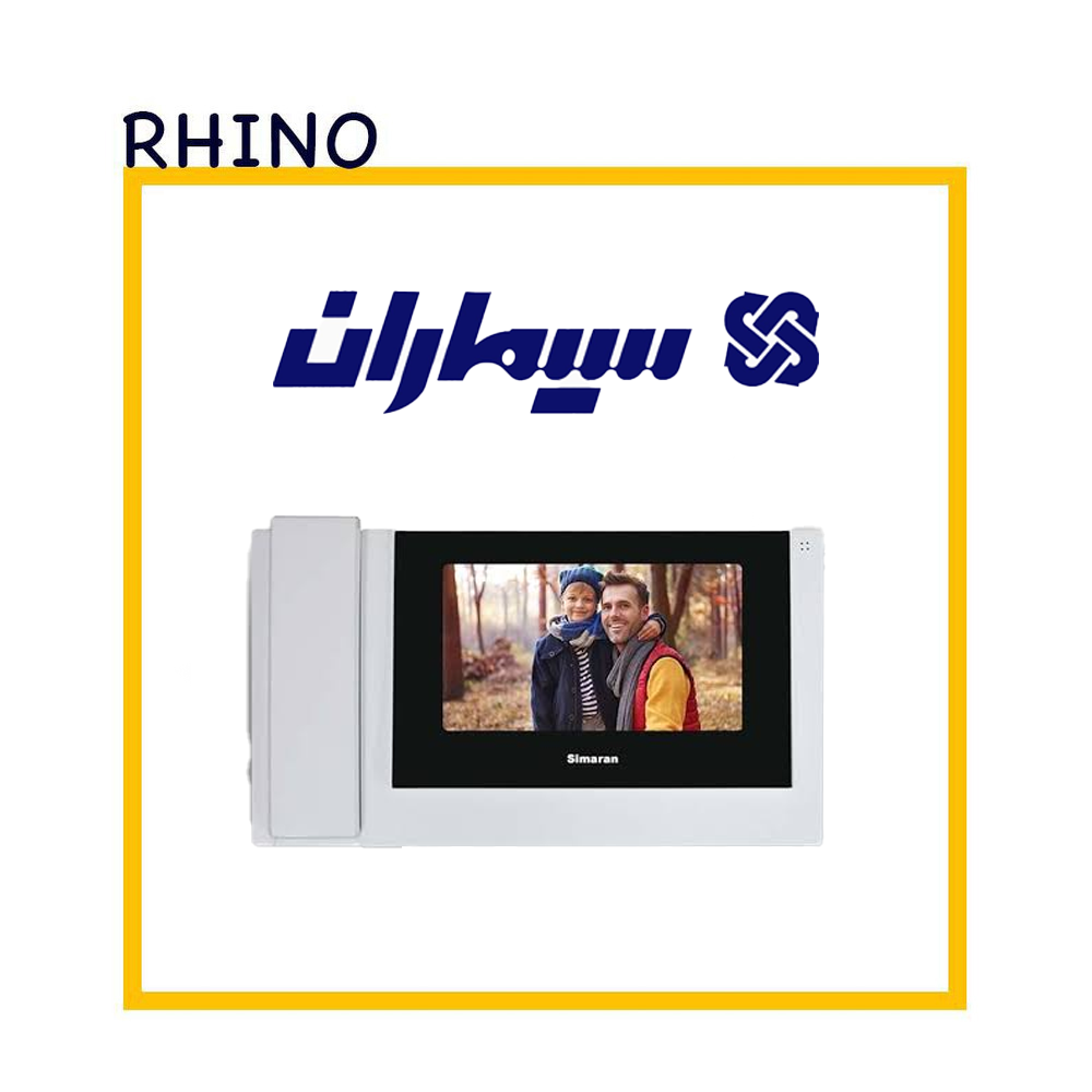 مانیتور 7 اینچ IP (تحت شبکه) برند سیماران مدل 78MIP|نمایشگر لمسی هوشمند با ارتباط شبکه