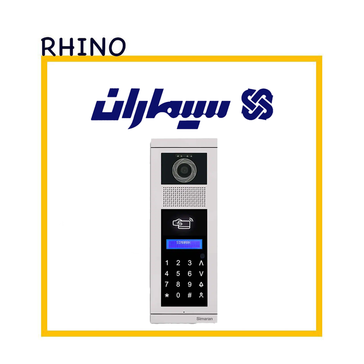 پنل آیفون تصویری کدینگ آنالوگ برند سیماران مدل فرداد VFBC-D100