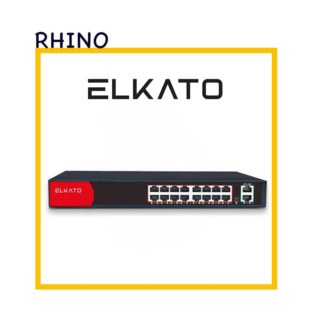 سوئیچ شبکه 16 پورت اترنت برند الکاتو مدل ELKATO EL-1SG1620GN