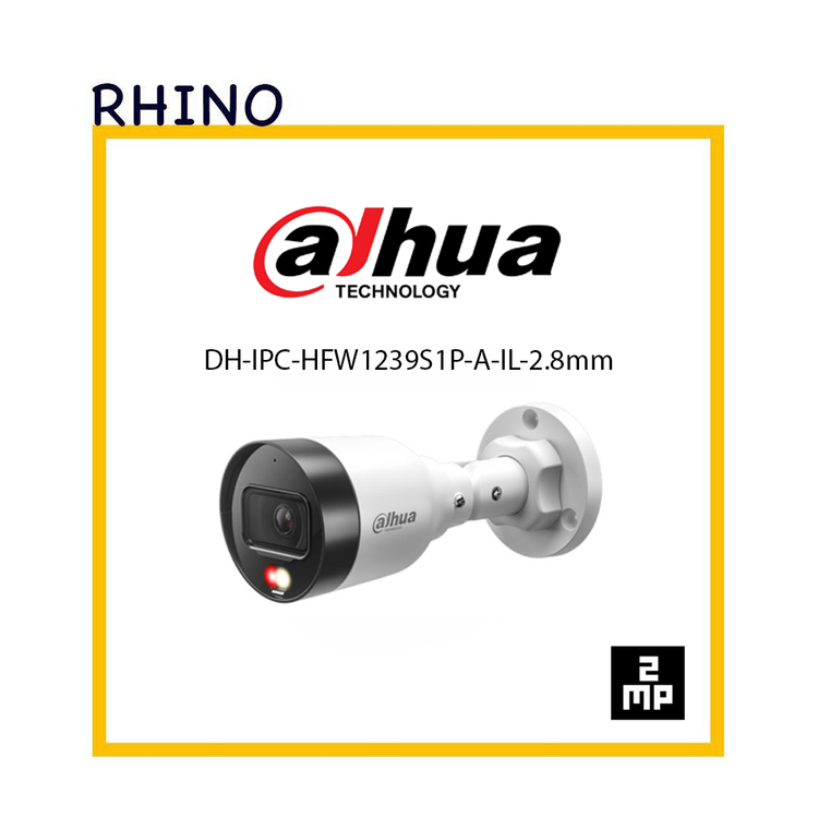 دوربین مداربسته بولت برند داهوا مدل DH-IPC-HFW1239S1P-A-IL-2.8mm