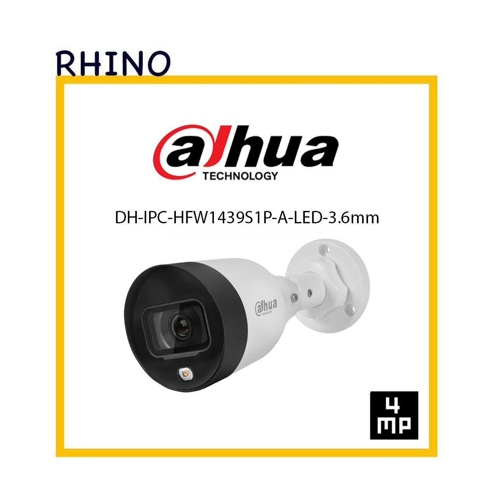 دوربین مداربسته بولت برند داهوا مدل DH-IPC-HFW1439S1P-A-LED-3.6mm